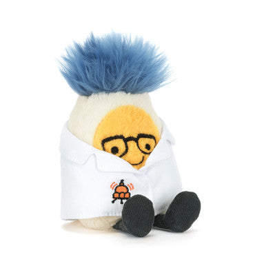 Jellycat Soft Plush Amuseables Boiled Egg 'Scientist'