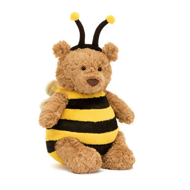 Jellycat Soft Plush Bartholomew Bear 'Bumblebee'