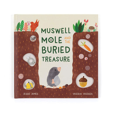 Jellycat Kids Book Muswell Mole and the Buried Treasure Book