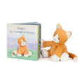 Jellycat Kids Book Ginger, the Courageous Kitten Book and Fuddlewuddle Ginger Cat